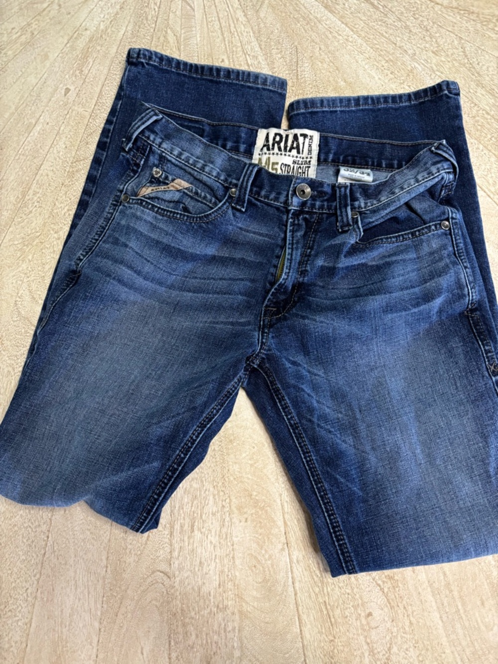 Ariat Men's Slim Straight Jeans in Dark Indigo